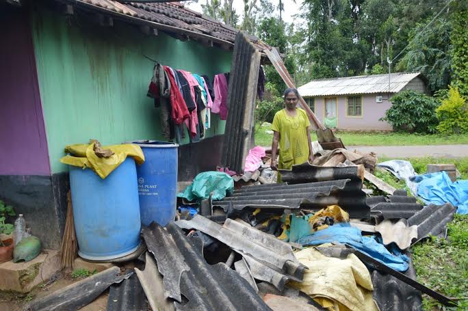ಕೂಡ್ಲೂರು ಚೆಟ್ಟಳ್ಳಿಯಲ್ಲಿ ಕಾಡಾನೆ ದಾಳಿ: ಮನೆ ಜಖಂ